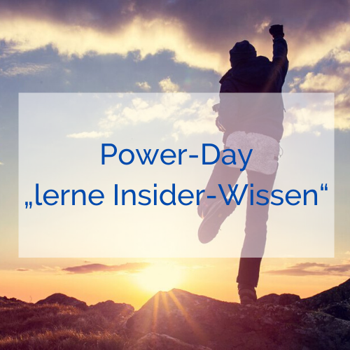 Power-Day „lerne Insider-Wissen“